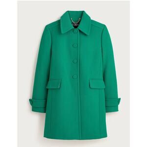 J. Crew Salon Coat Italian Double-Cloth Jacket Hammock Green Sz 0 NWT Wool Blend